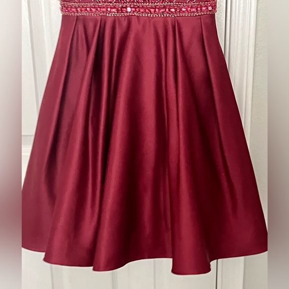 ASPEED DRESS, BURGUNDY, size XS - Picture 9 of 13